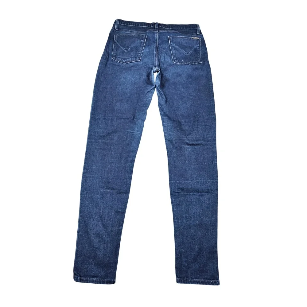 Hudson Natalie Super Skinny Jeans Womens Size 30 Dark Blue Wash Stretch Denim